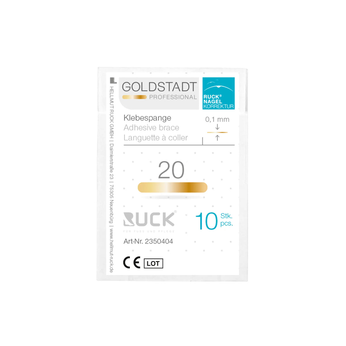 Goldstadt Tabs - Flat Model - Pack of 10 - Ruck - My Podologie