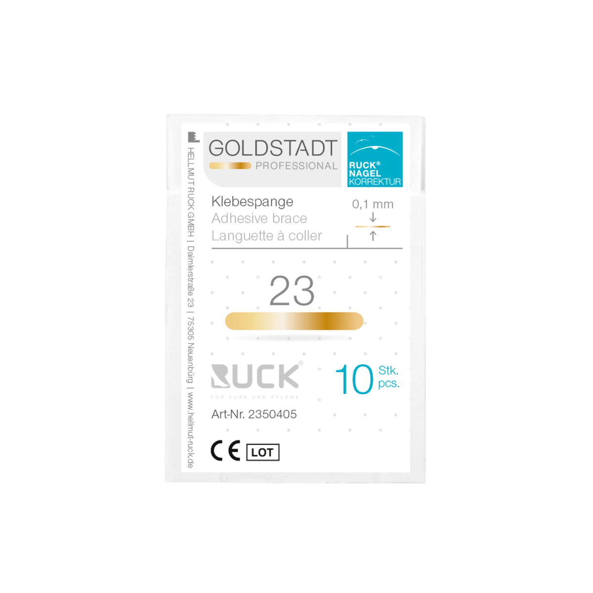 Goldstadt Tabs - Flat Model - Pack of 10 - Ruck - My Podologie