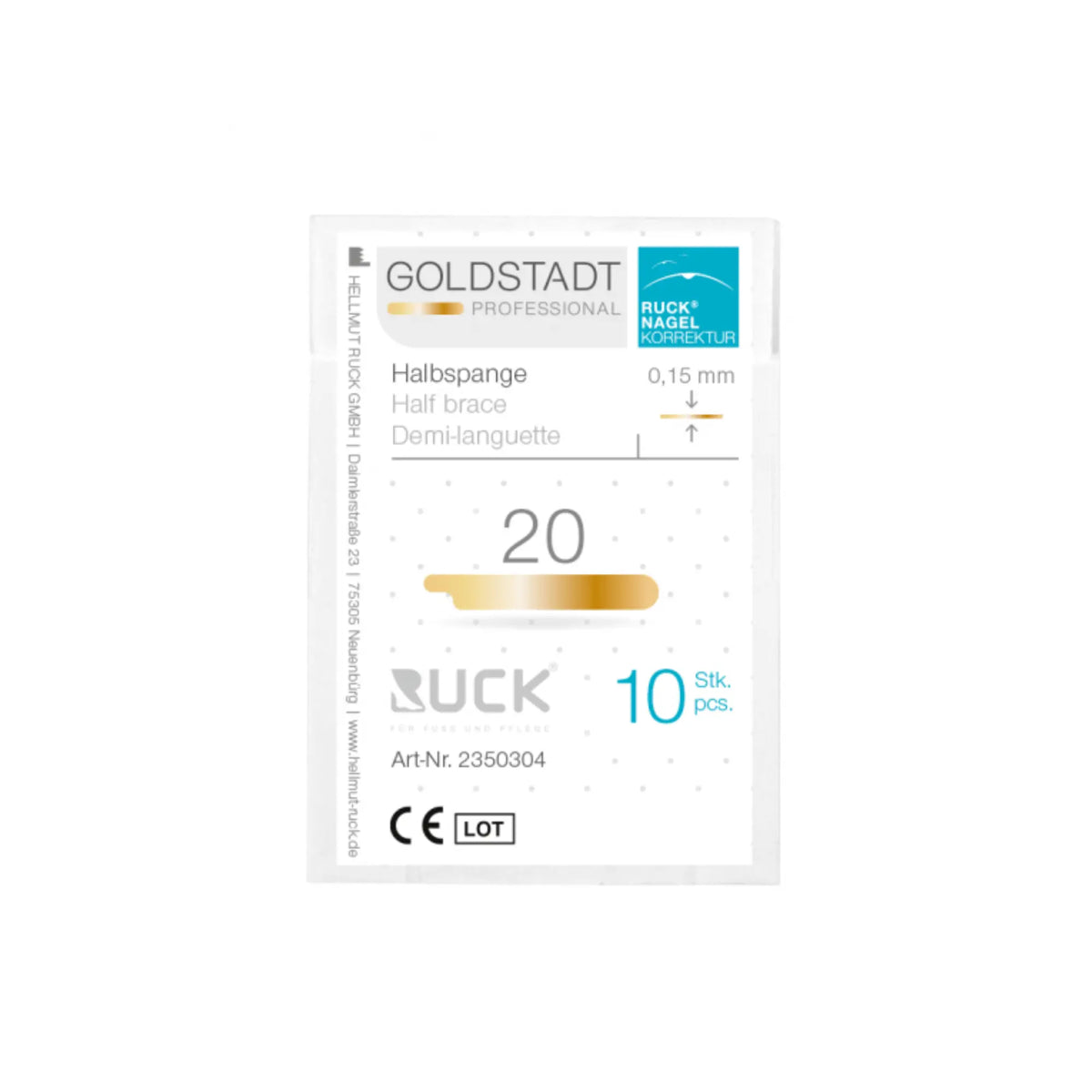 Goldstadt Tabs - Simple Hook Model - Pack of 10 - Ruck - My Podologie