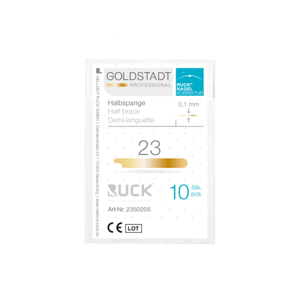 Goldstadt Tabs - Simple Hook Model - Pack of 10 - Ruck - My Podologie