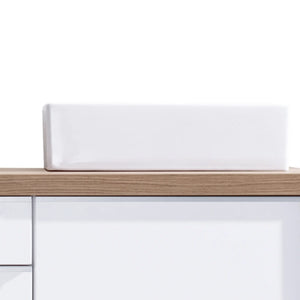 Square sink - Ceramic - Ruck - My Podologie