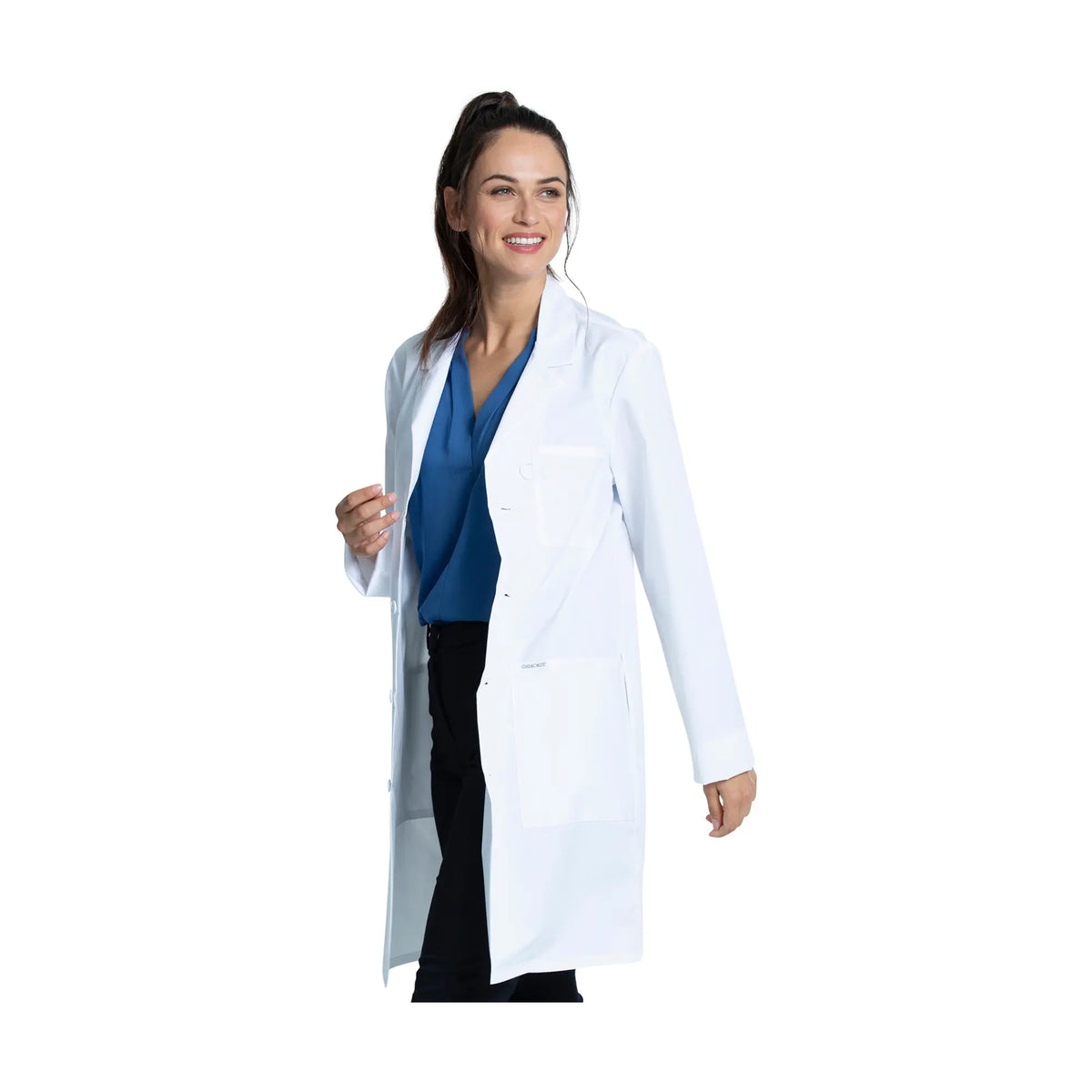 Le Havre - White medical coat 97 cm - unisex - Cherokee Cherokee Medical Uniforms 