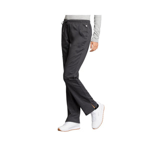 Le Mans - Mid-rise straight pants with drawstring - Women - Cherokee Cherokee Authentic Workwear 