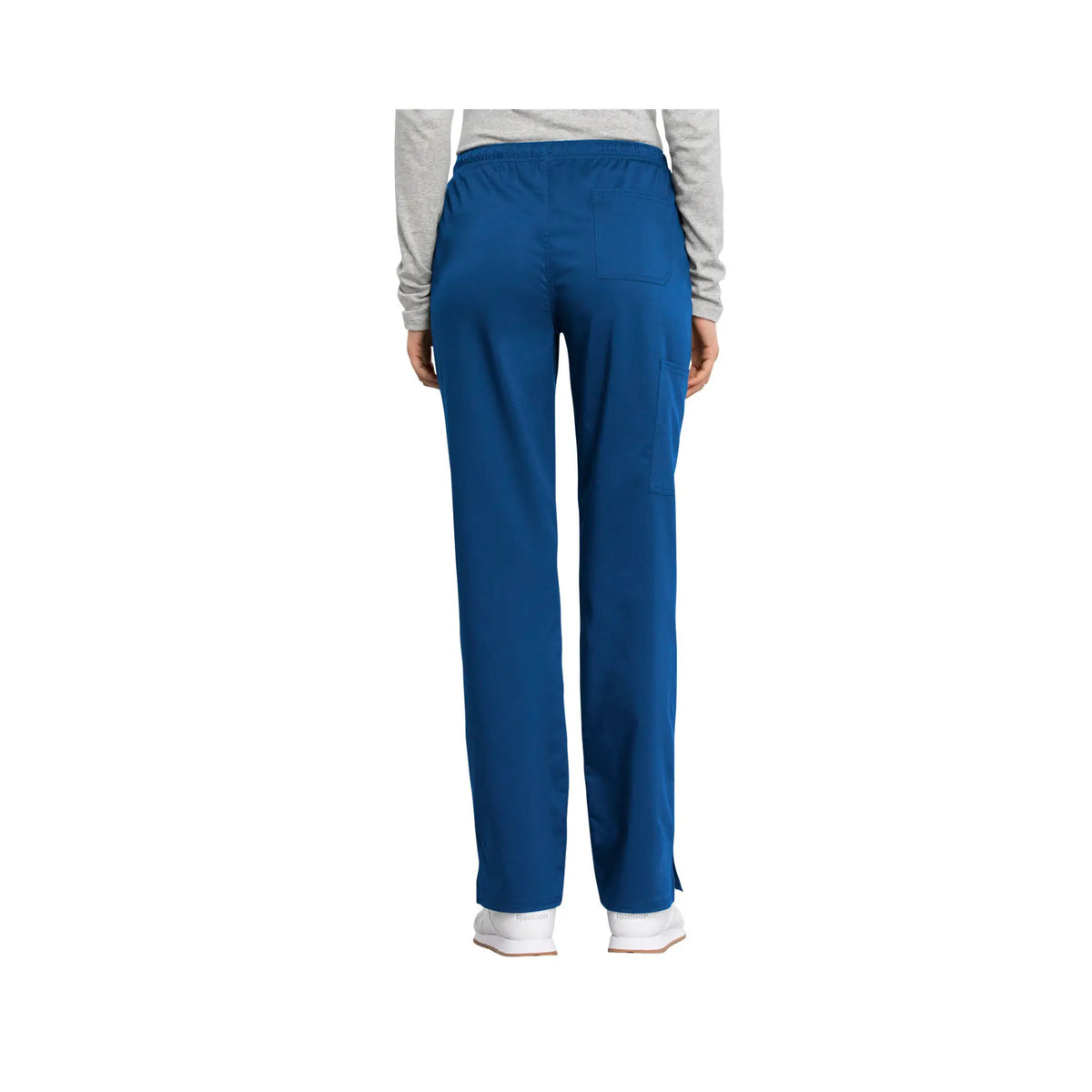 Le Mans - Mid-rise straight pants with drawstring - Women - Cherokee Cherokee Authentic Workwear 