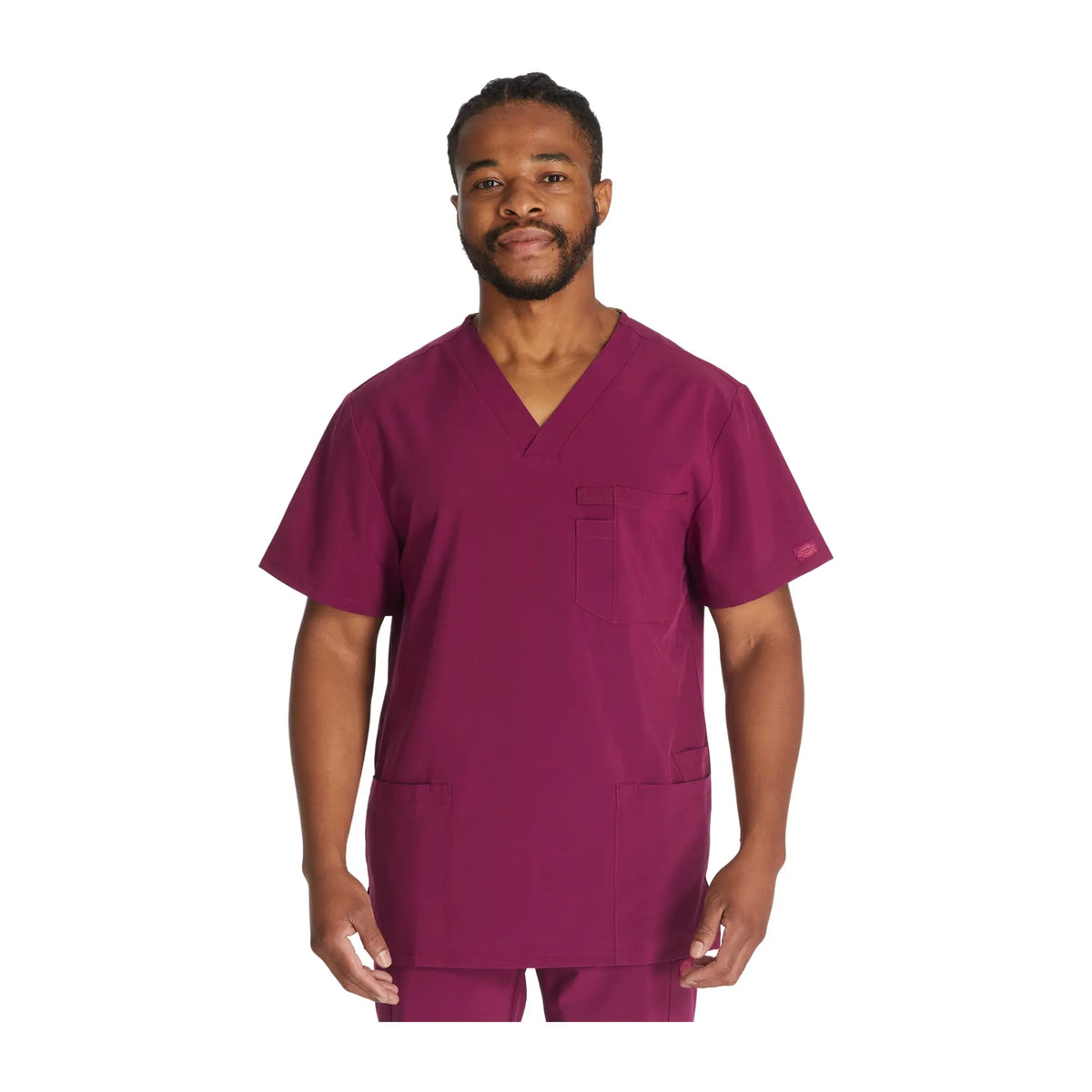 Lille - Tunique col V - Homme - Dickies Dickies  Bordeaux-3XL