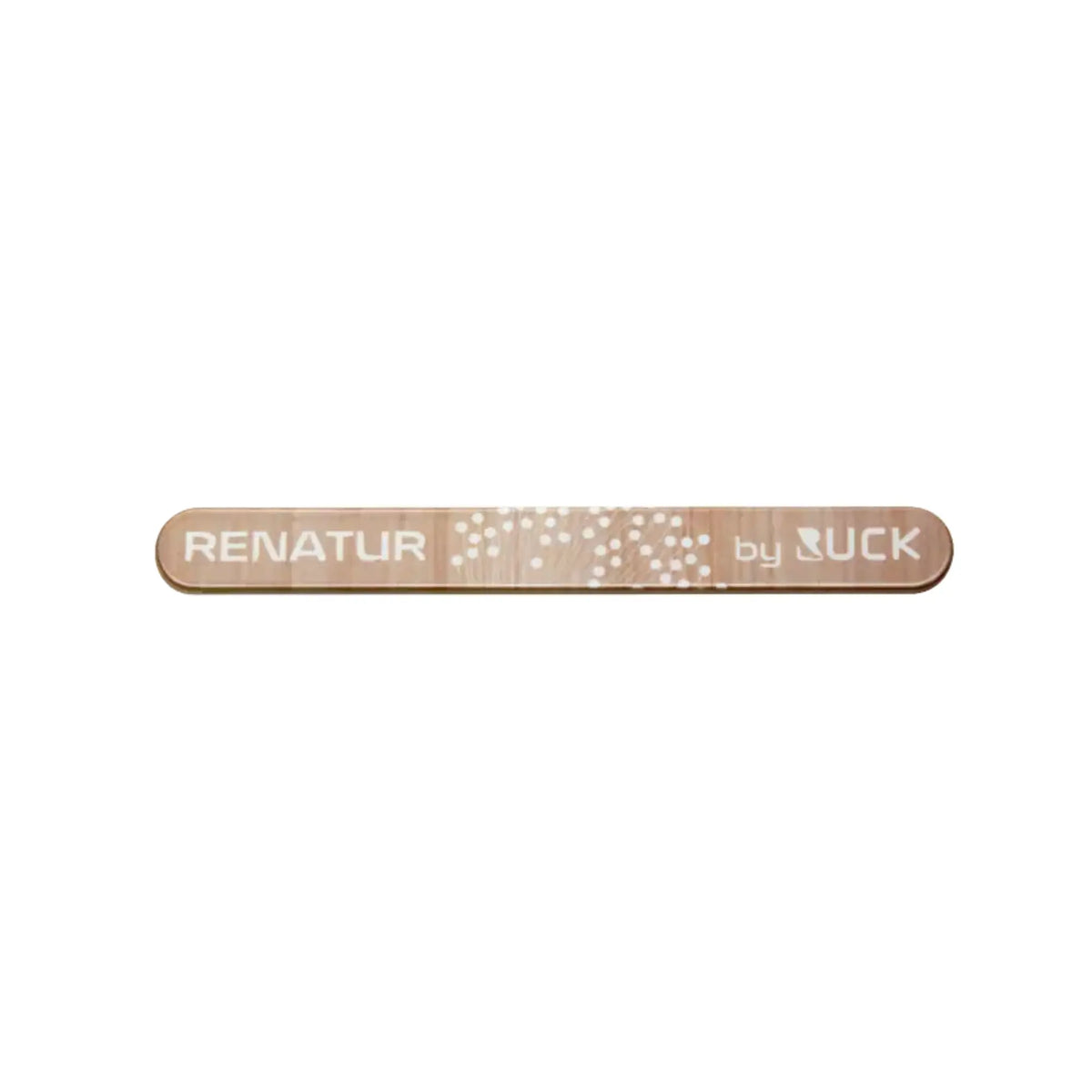 Renatur glass nail file short - 9 cm - Round or pointed - Ruck Ruck 