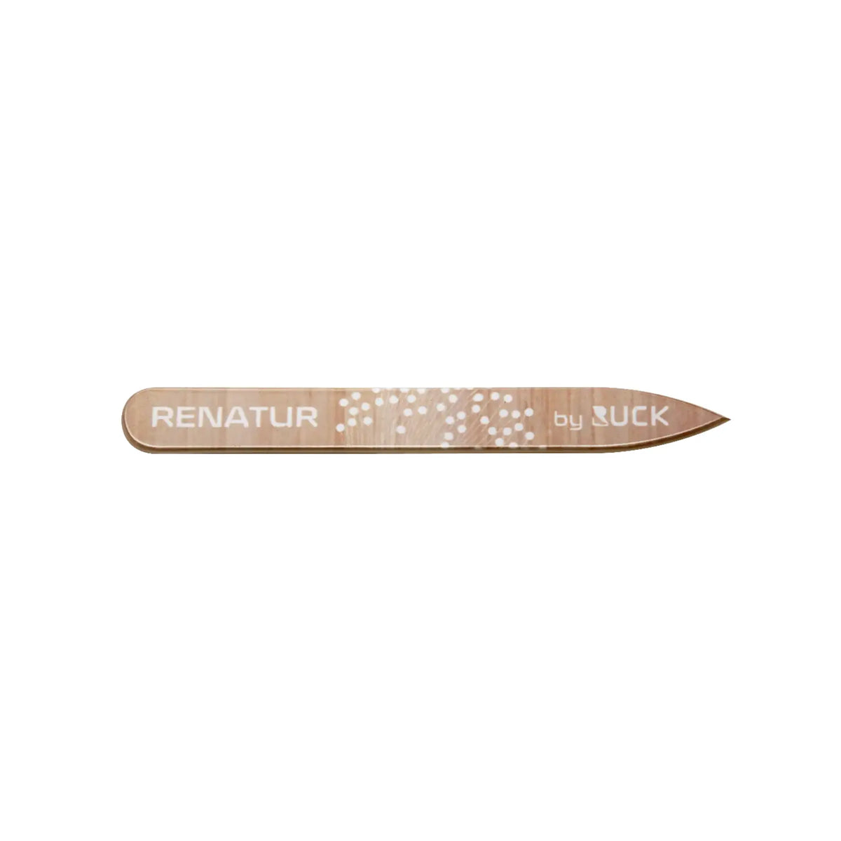 Renatur glass nail file short - 9 cm - Round or pointed - Ruck Ruck 