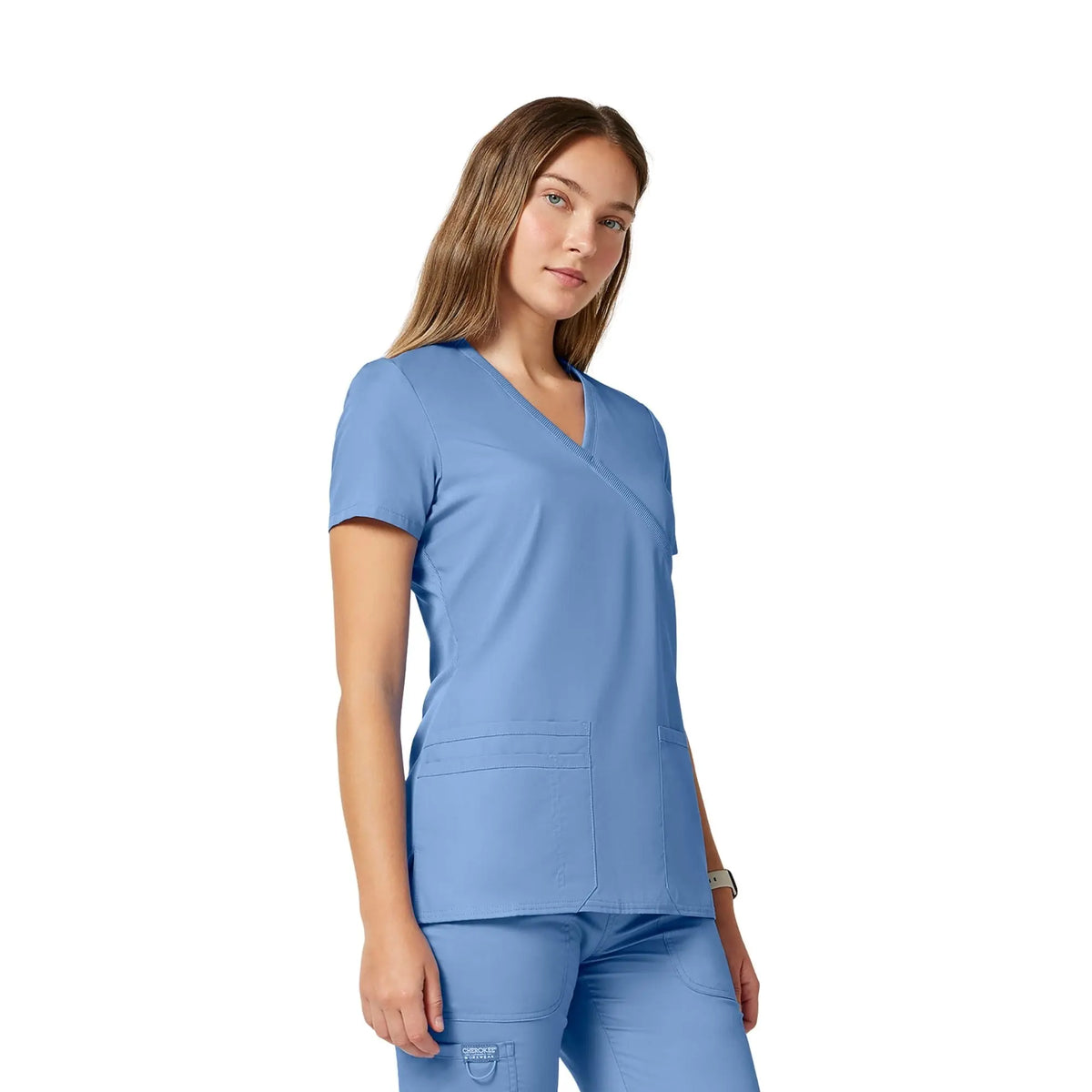 Limoges - Tunique médicale - Effet cache-coeur  - Manches courtes - Femme - Cherokee Cherokee Authentic Workwear 