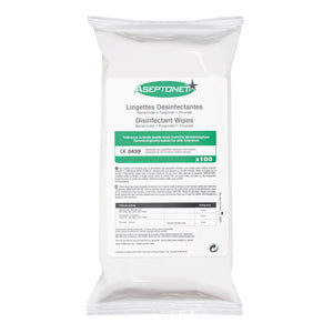 Disinfectant wipes - Refill of 100 wipes - Aseptonet