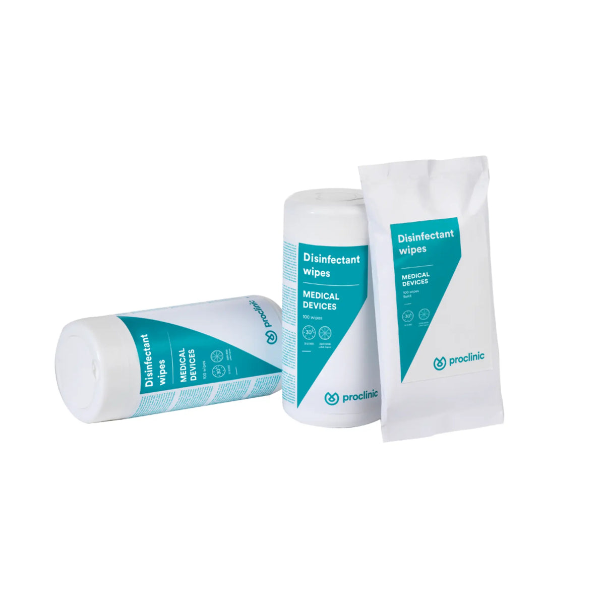 Disinfectant wipes - Box of 100 - Proclinic - My Podologie