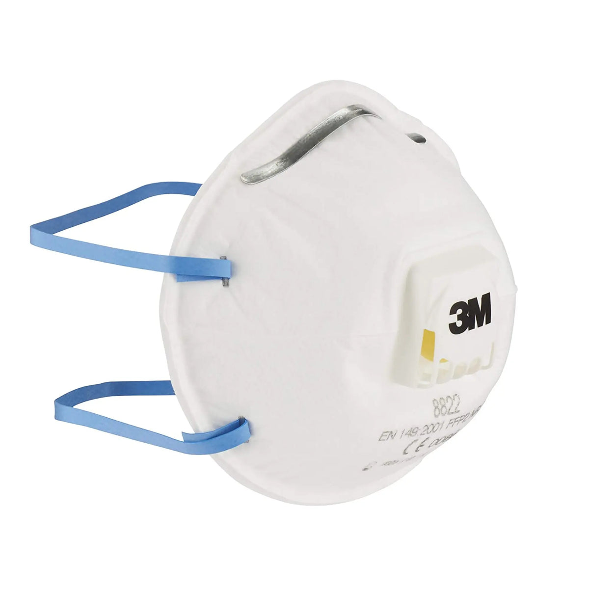 Set of 3 filtering shell respiratory masks with valve against irritating particles 8822 - 3M - My Podologie