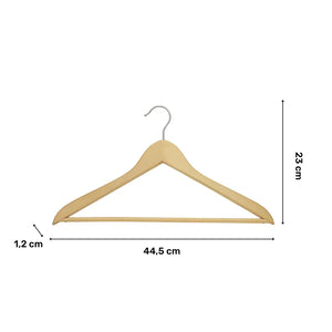 Set of 4 wooden hangers