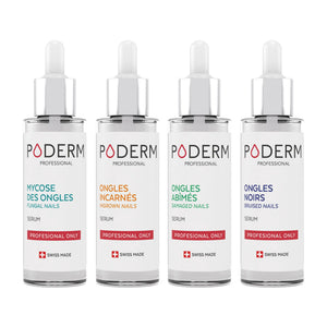 Set de 4 pipetas - Formatos profesionales - 30 ml - Poderm Professional