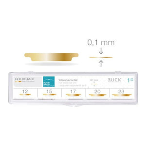 Set of 50 adhesive tabs - Double hook model - Mix of 5 sizes - Goldstadt - Ruck