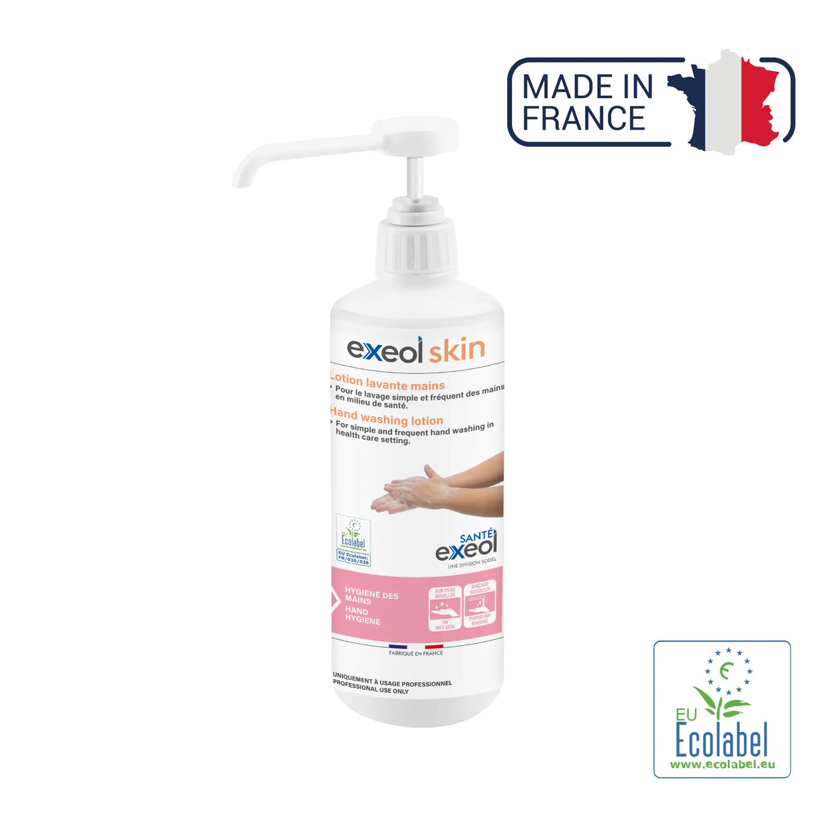 Hand and body cleansing lotion - Exeol skin - Sodel