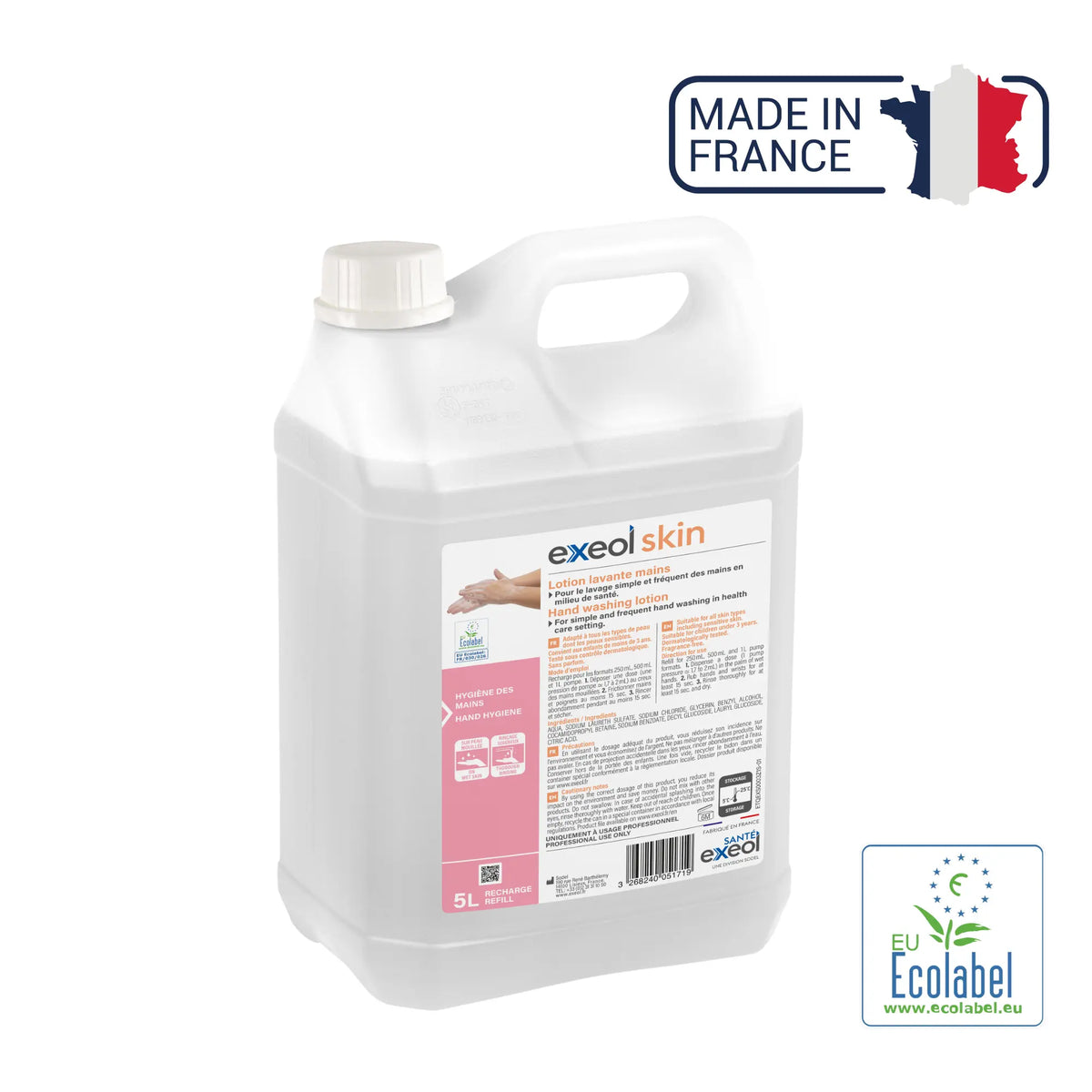 Hand and body cleansing lotion - Exeol skin - Sodel