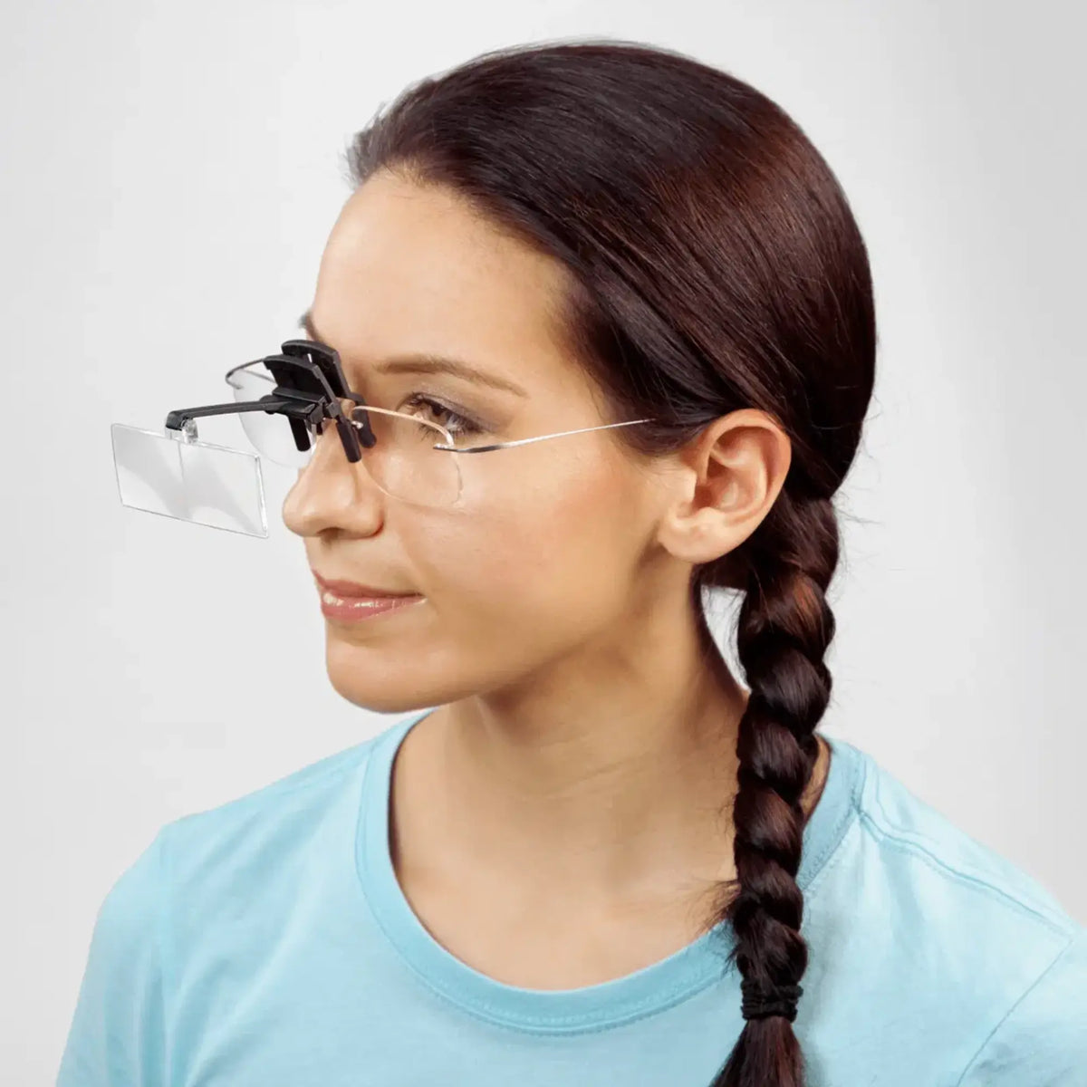 Magnifying glass to clip on glasses with 4 magnifying glasses - Ruck Ruck 