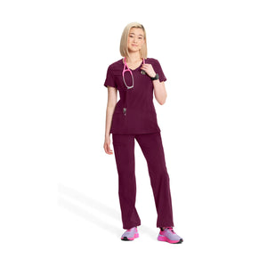 Lyon - Crew Neck Tunic - Women - Cherokee Cherokee Medical Uniforms 