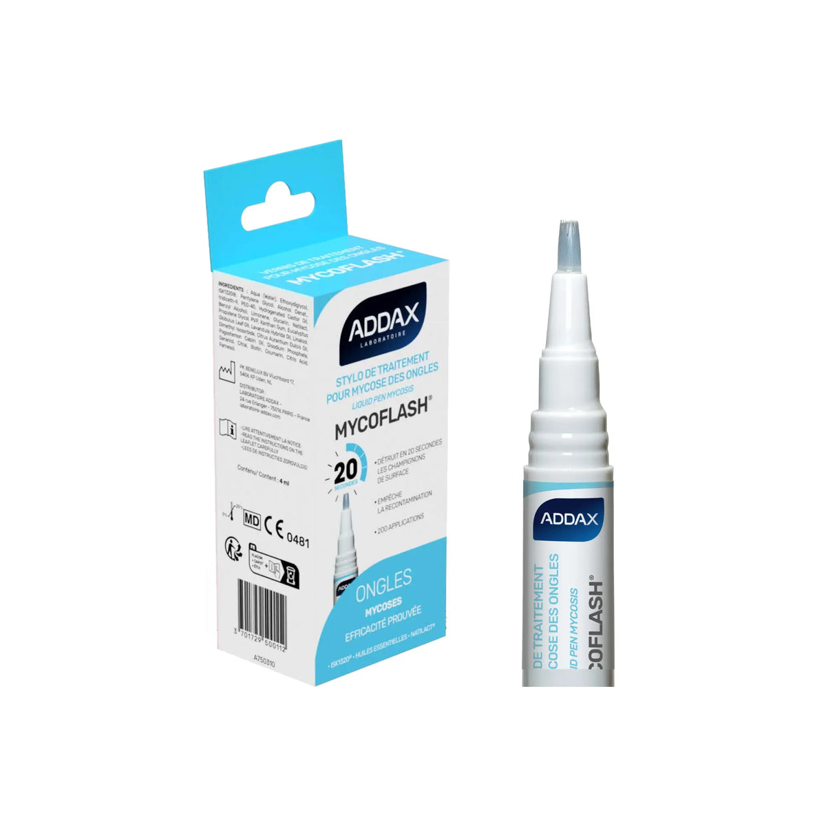 MYCOFLASH® Pen - Nail fungus treatment - 4 ml - Laboratoire Addax Laboratoire Addax 
