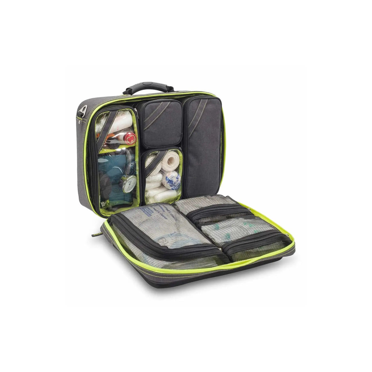 URB&GO case for home - Gray / fluorescent yellow - Optional wheeled trolley