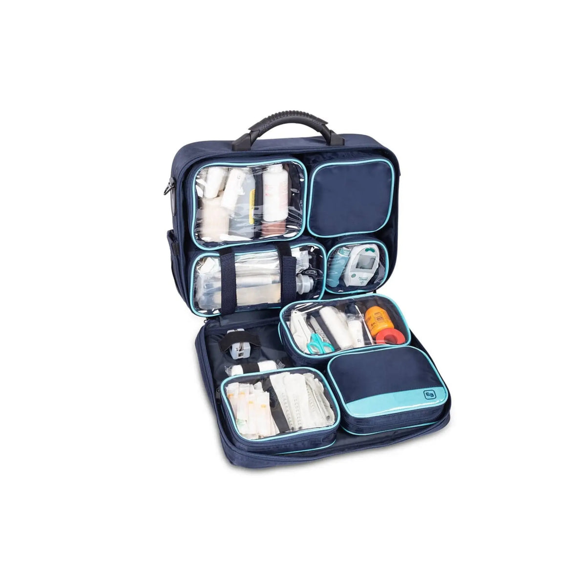 CALL Navy Blue convertible podiatry case - Optional wheeled trolley - My Podologie