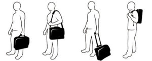 Convertible podiatry case Elite Bags DOCTOR Black - My Podologie
