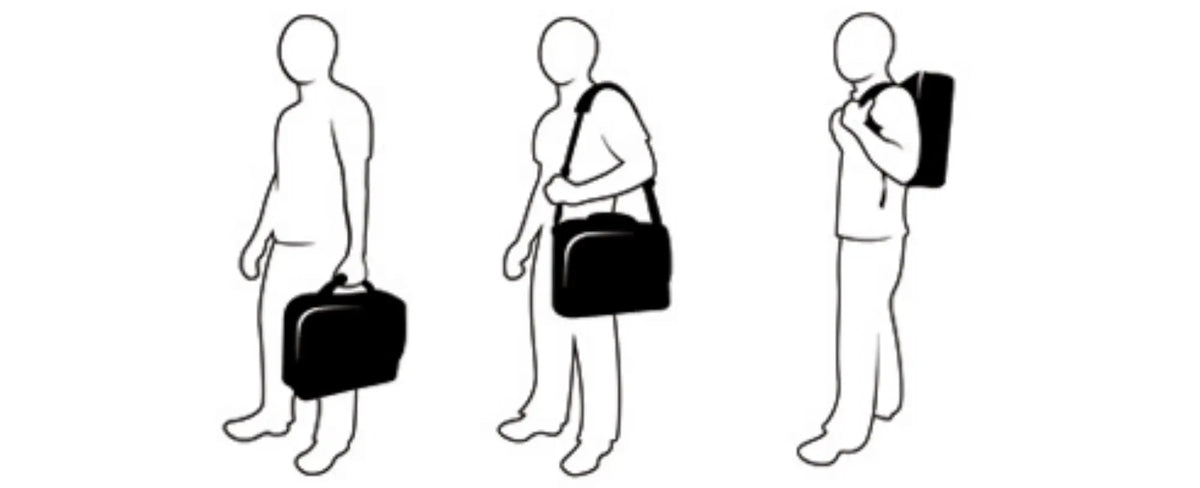 Maletín de podología Elite GP - Negro - Bolsas Elite - My Podologie