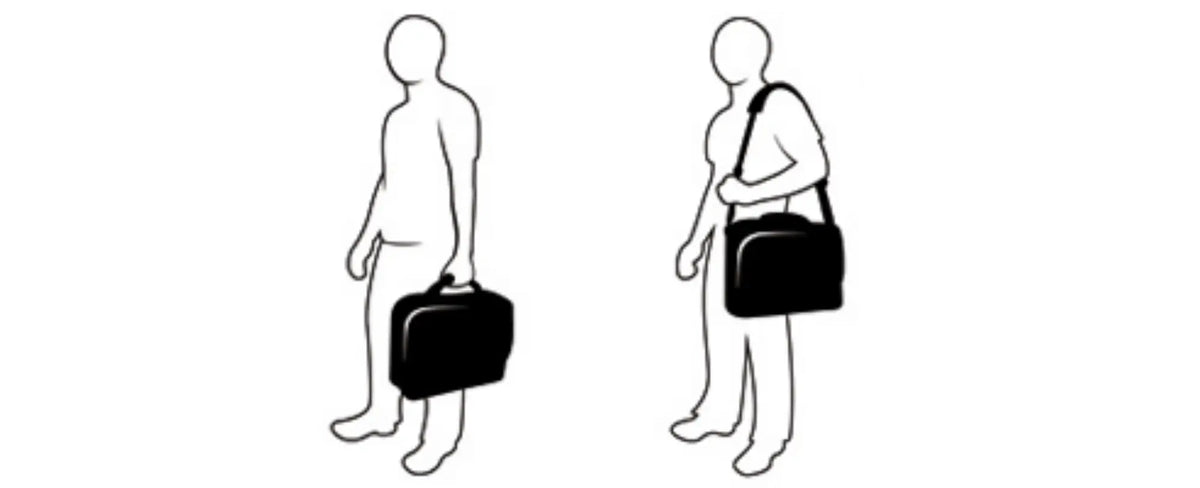 MULTY medical case - Red / Black shoulder strap - Elite bags