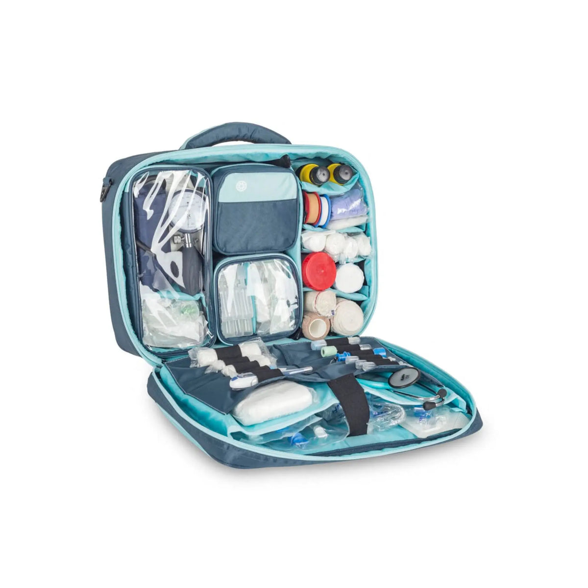Maletín médico convertible PRACTI - Azul - Carro con ruedas opcional