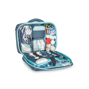 Maletín médico convertible PRACTI - Azul - Carro con ruedas opcional