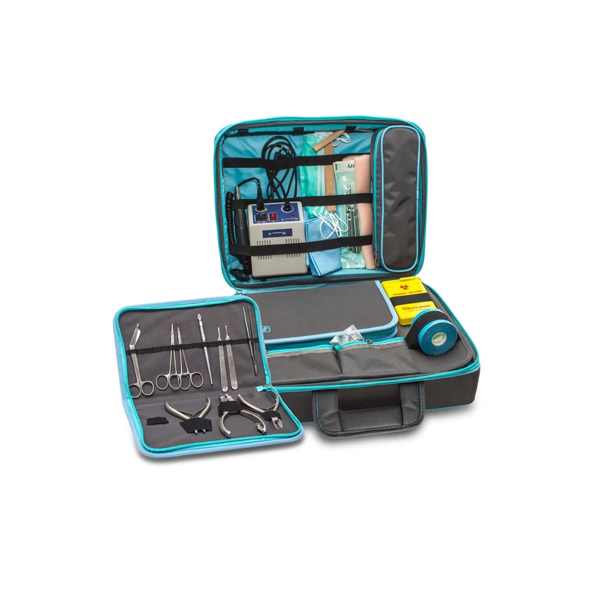 SUIT&GO Convertible Medical Case - Gray - Optional Rolling Trolley Elite Bags 