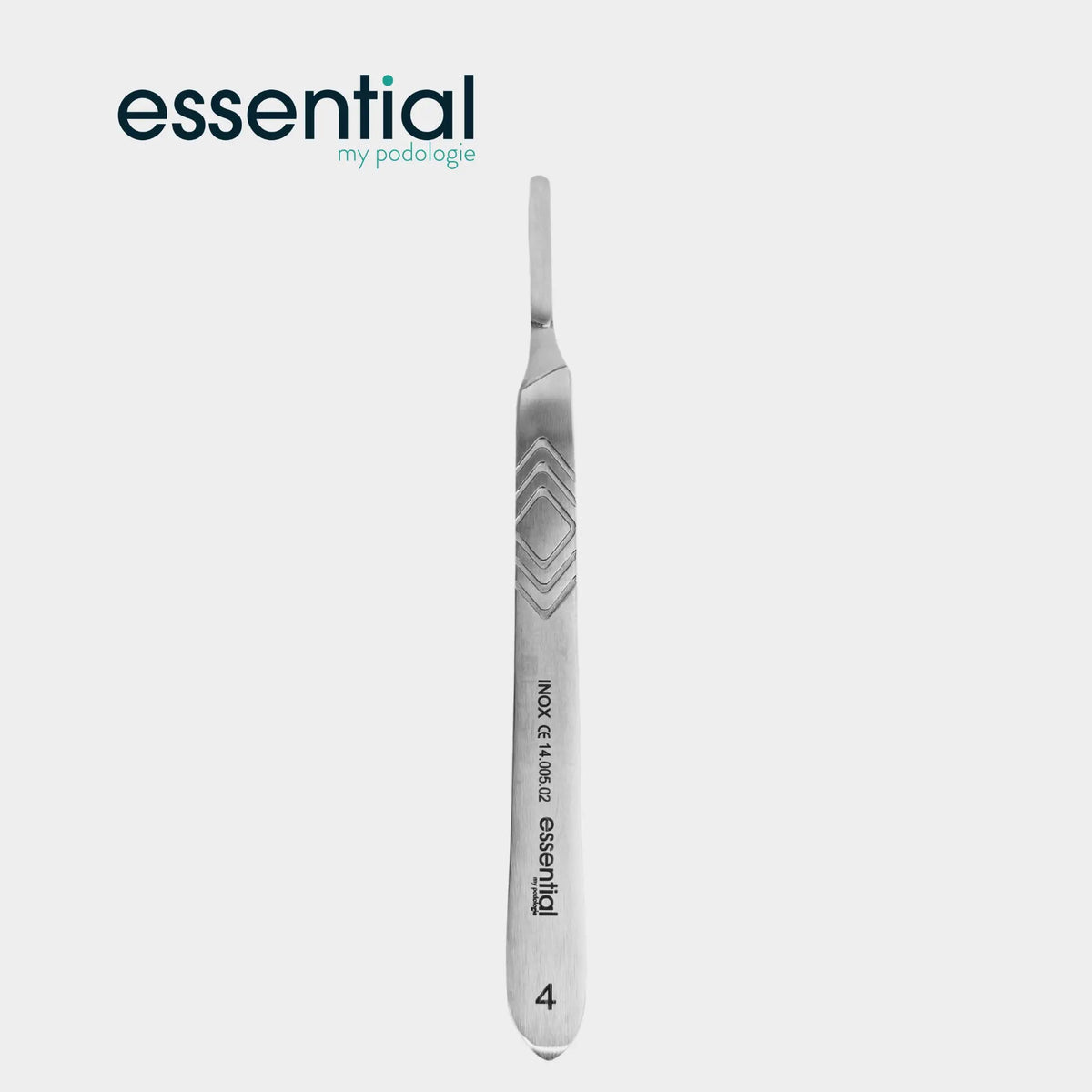 Scalpel blade holder handle - Stainless steel - Essential by My Podologie