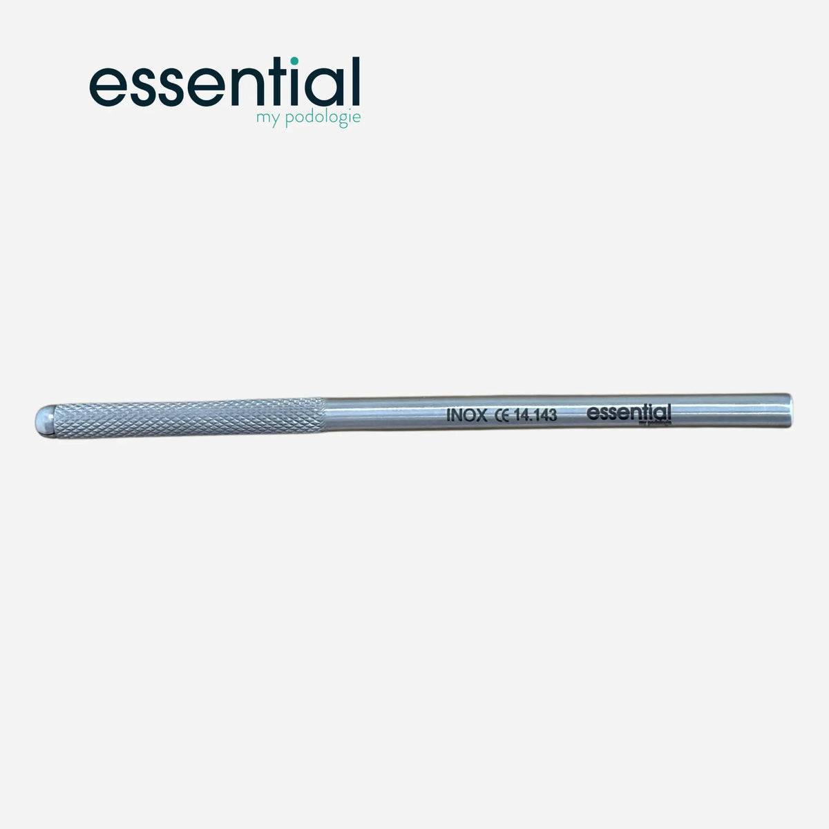 Chisel blade holder handle - 12 cm - Stainless steel - Essential by My Podologie
