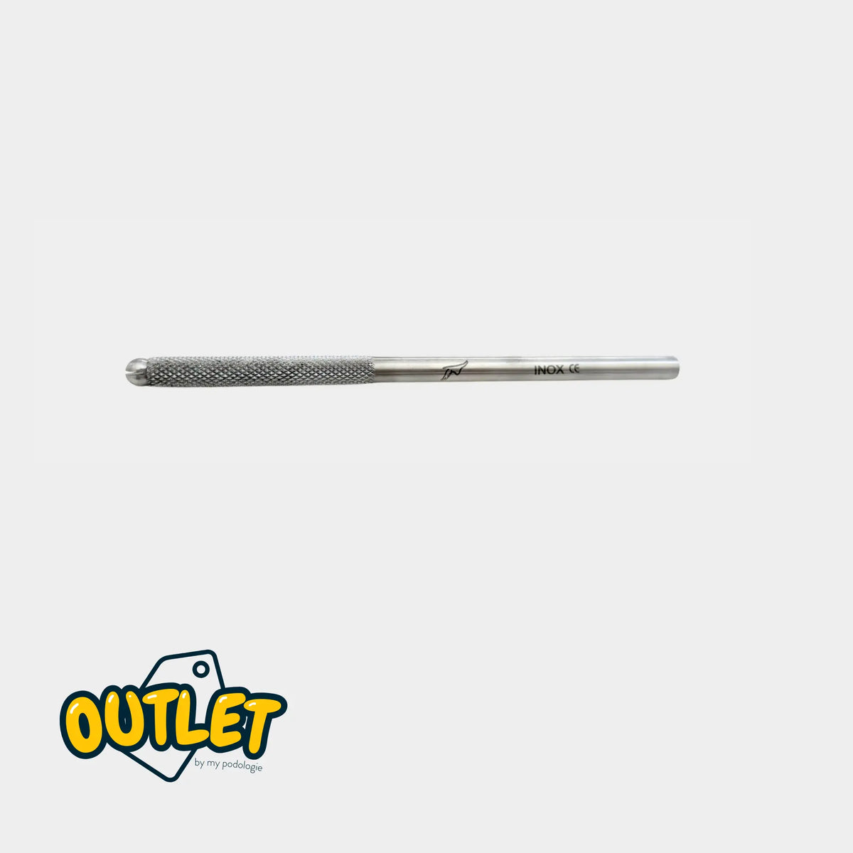 Chisel blade holder handle - 12 cm - Stainless steel // End of series My Podologie 