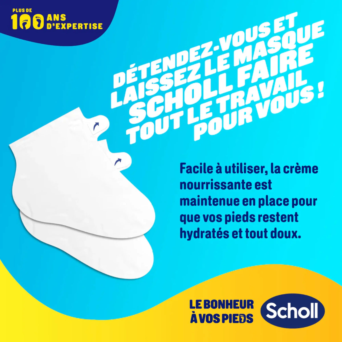Mascarilla Nutritiva para Pies - Urea 3% - Miel de Manuka - Scholl Scholl 