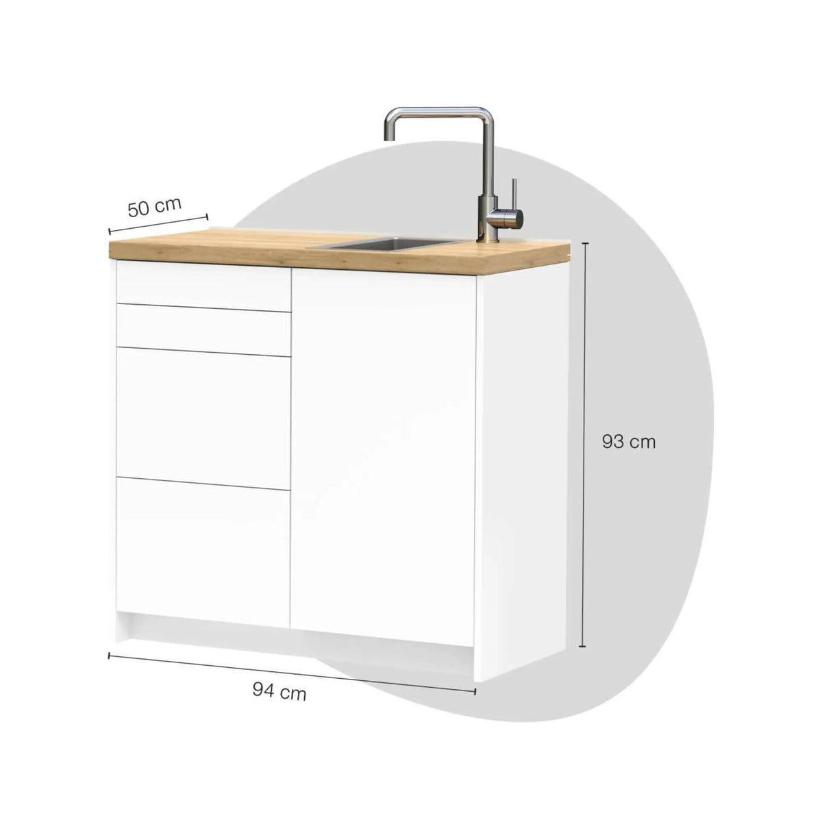 Room Corpus Furniture - Size S - With sink - 3 models - Ruck