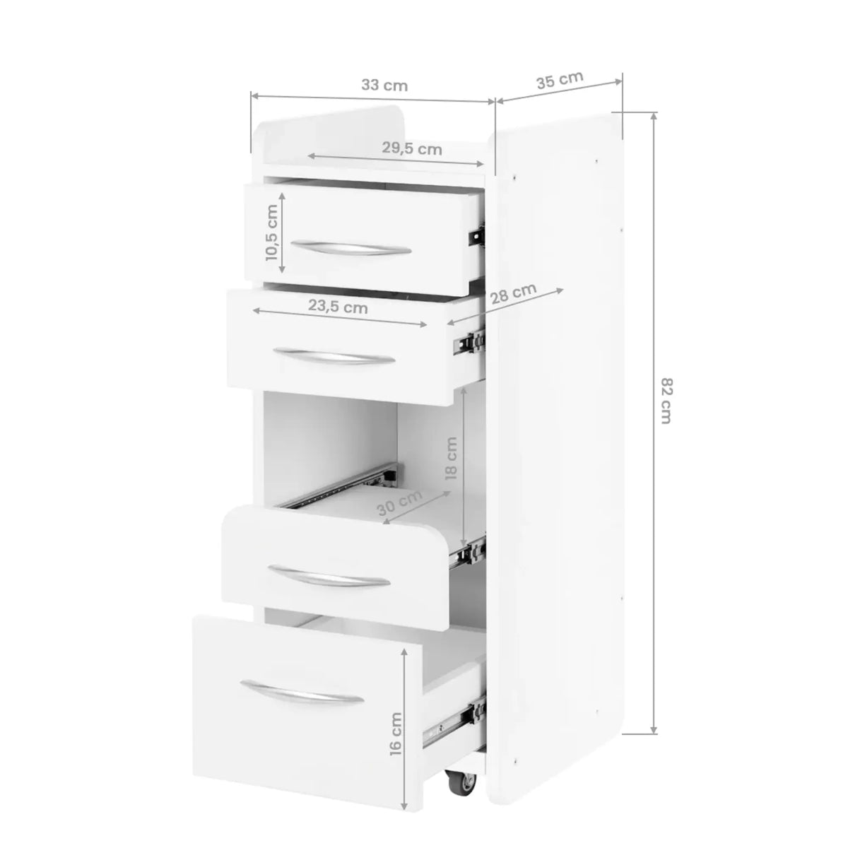 Podiatry Furniture - 969 White - Essential by My Podologie Essential 