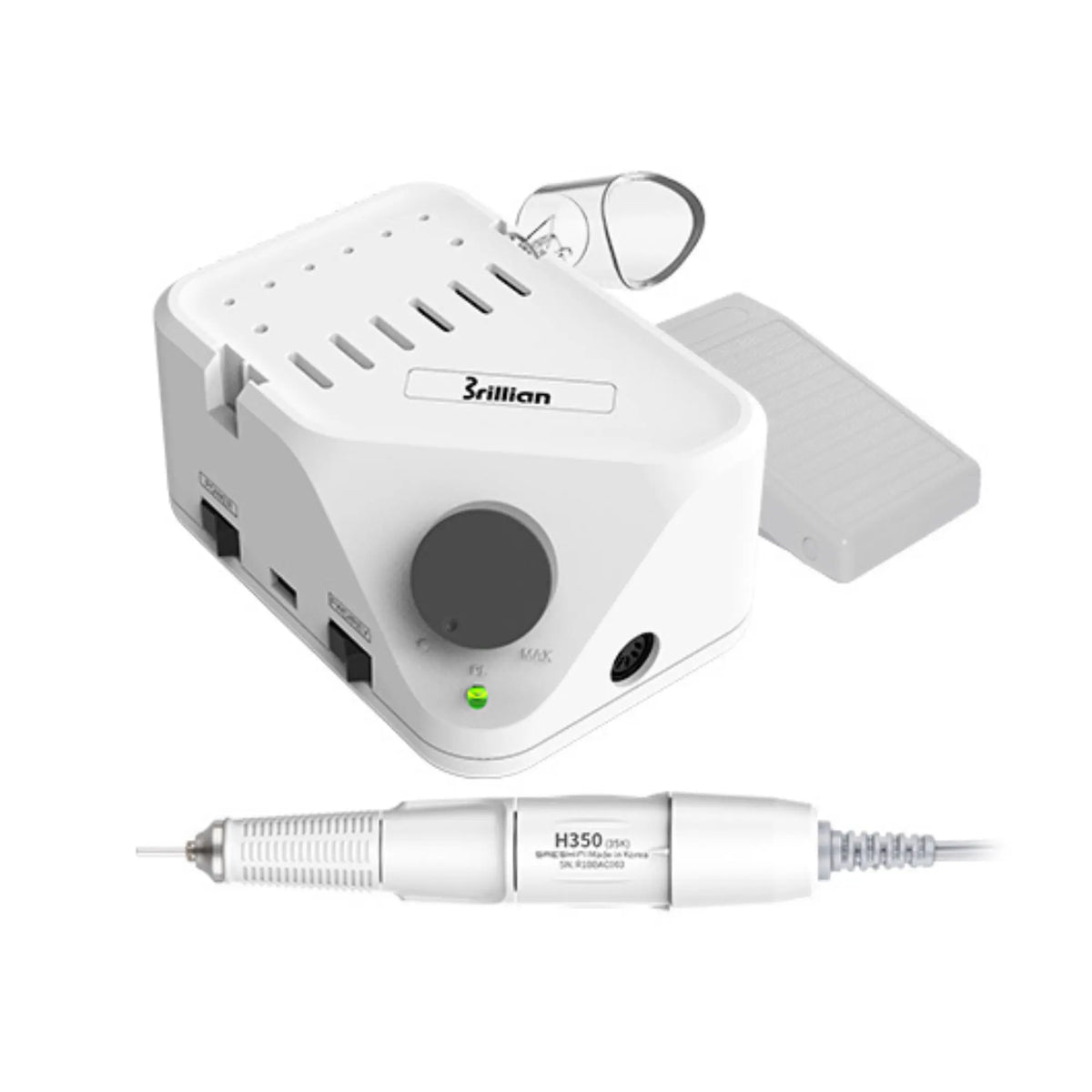 Micromoteur B350 Brillian - Blanc - 40 000 tr/min My Podologie 