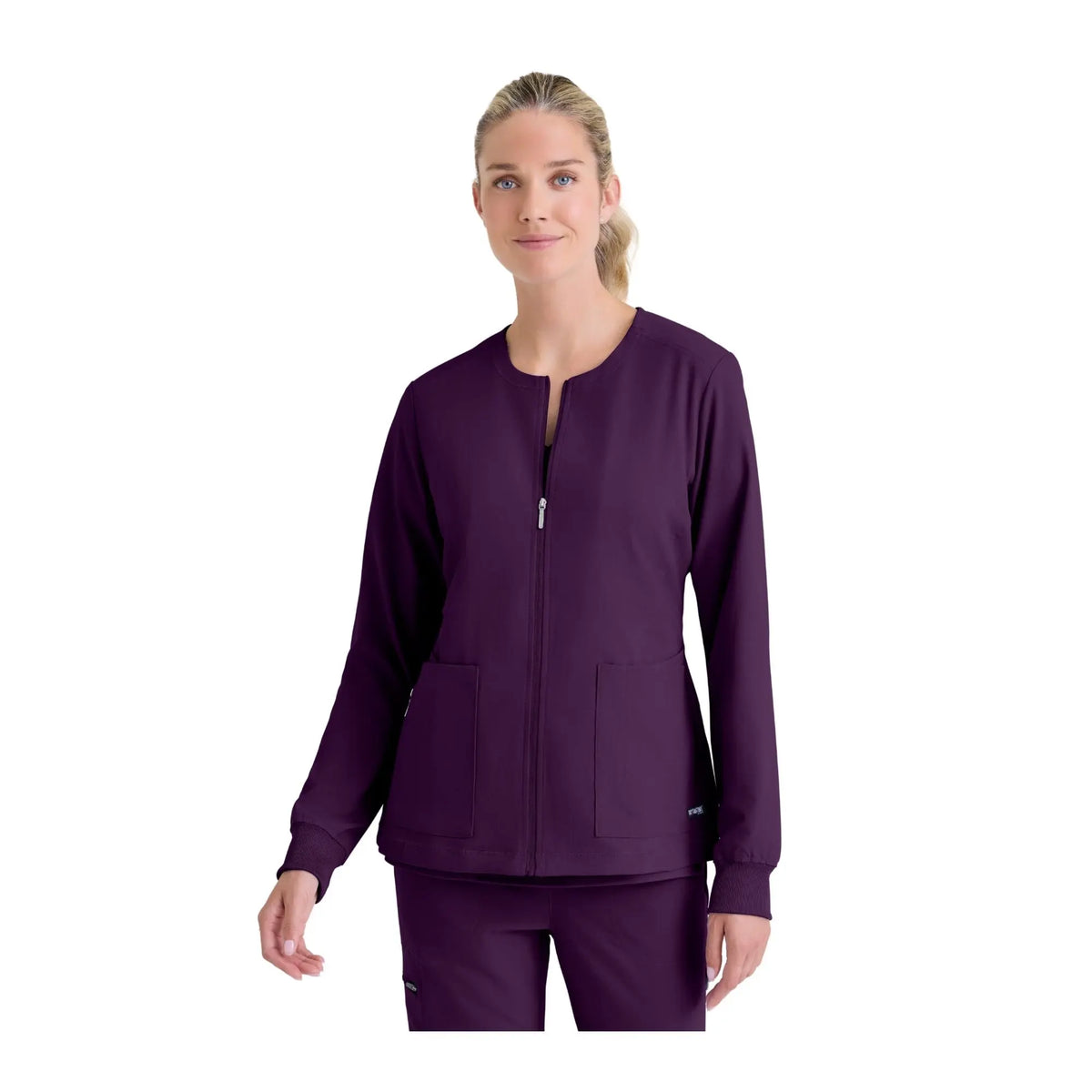 Mila - Round neck medical jacket - Women - Grey’s Anatomy Stretch Grey’s Anatomy 