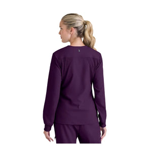Mila - Round neck medical jacket - Women - Grey’s Anatomy Stretch Grey’s Anatomy 