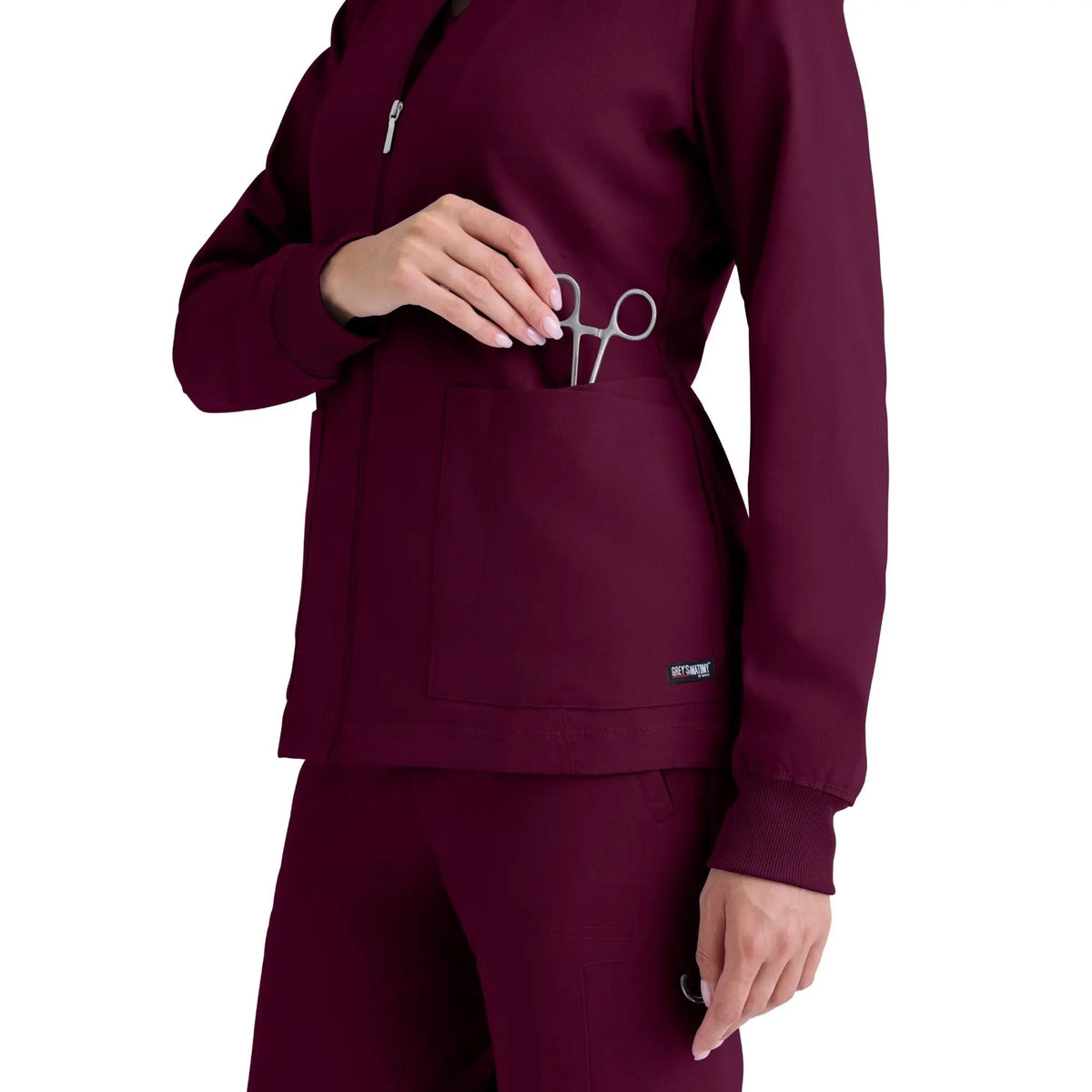 Mila - Round neck medical jacket - Women - Grey’s Anatomy Stretch Grey’s Anatomy 