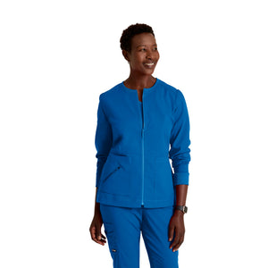 Millie - Zip Medical Jacket - Women - Grey’s Anatomy Stretch Grey’s Anatomy  Royal Blue / XL