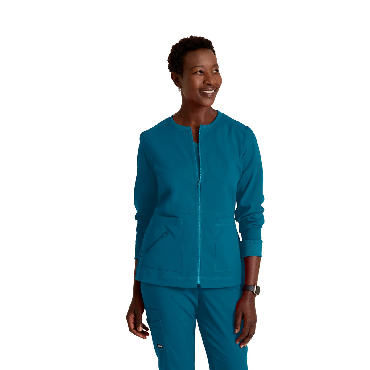 Millie - Zip Medical Jacket - Women - Grey’s Anatomy Stretch Grey’s Anatomy  Bahamas Blue / XL