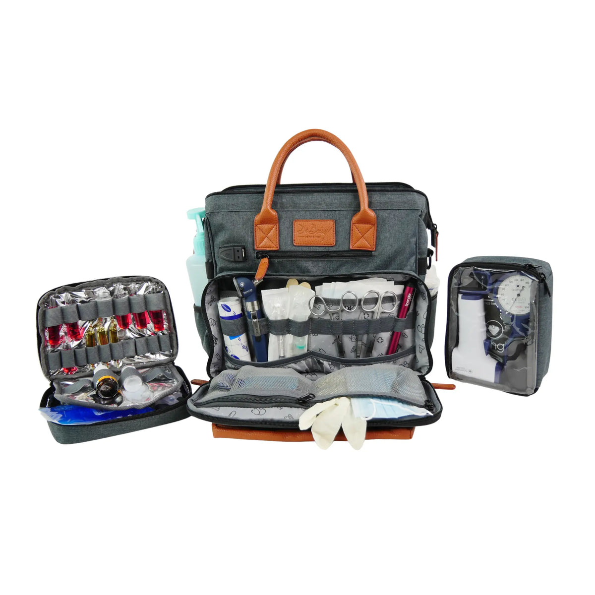 ETRETAT Mini Medical Bag - Gray / Brown