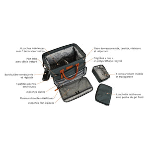 ETRETAT Mini Medical Bag - Gray / Brown