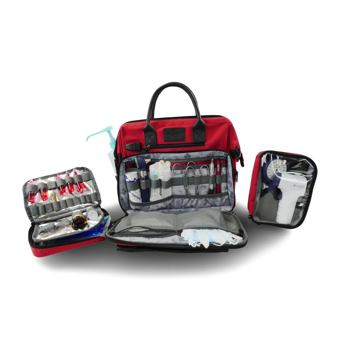 MADRAGUE Mini Medical Bag - Red / Black