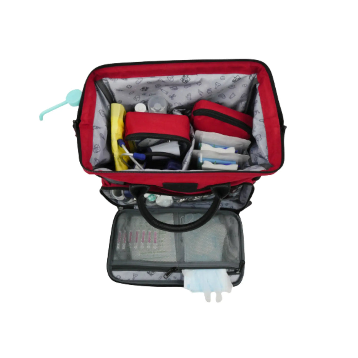 MADRAGUE Mini Medical Bag - Red / Black