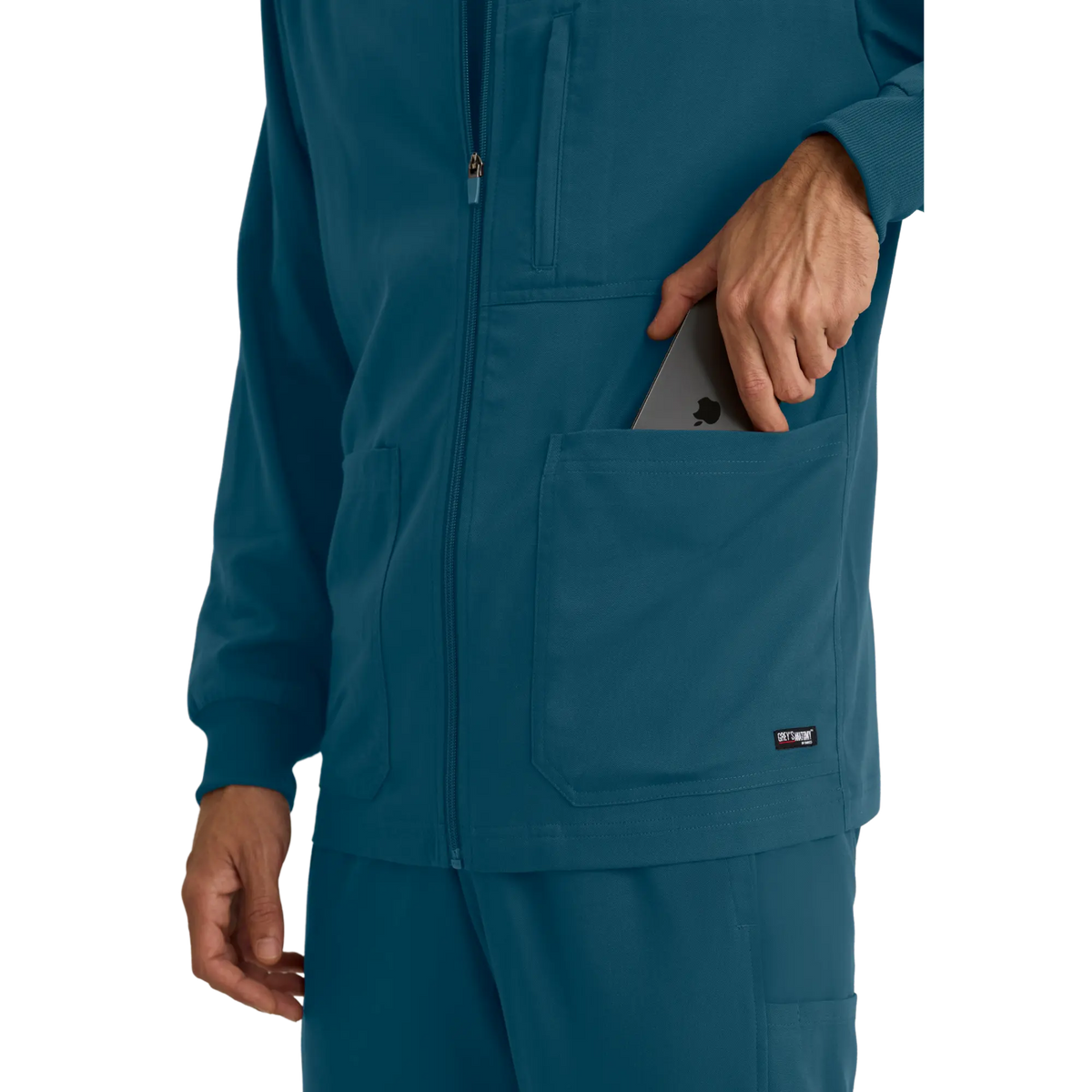 Mio - Round neck medical jacket - Men - Grey’s Anatomy Stretch Grey’s Anatomy 