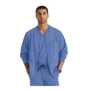 Mio - Round neck medical jacket - Men - Grey’s Anatomy Stretch Grey’s Anatomy 