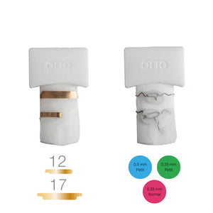 Training nail model for orthonyxia - 5 pieces - Different models - Ruck - My Podologie
